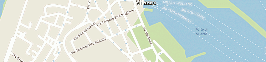 Mappa della impresa ammendolia salvatore a MILAZZO