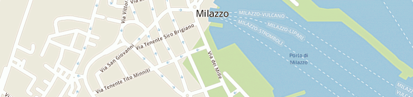 Mappa della impresa petit hotel sas di lo duca antonio maria e c a MILAZZO