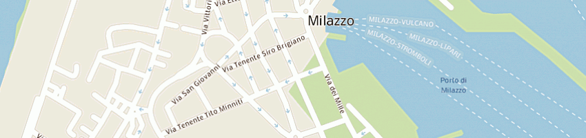 Mappa della impresa la folgore filippese srl a MILAZZO
