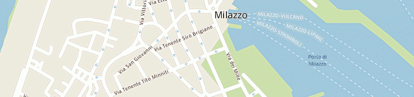 Mappa della impresa europcar italia spa a MILAZZO