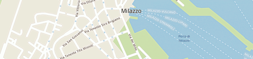 Mappa della impresa bar albatros di andaloro ae csnc a MILAZZO