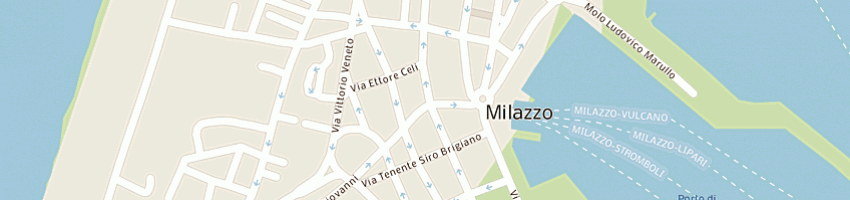 Mappa della impresa milioti giuseppe a MILAZZO