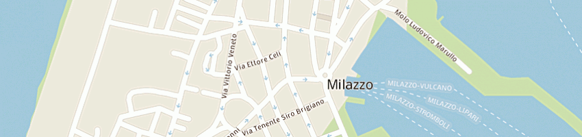 Mappa della impresa comande' maria a MILAZZO