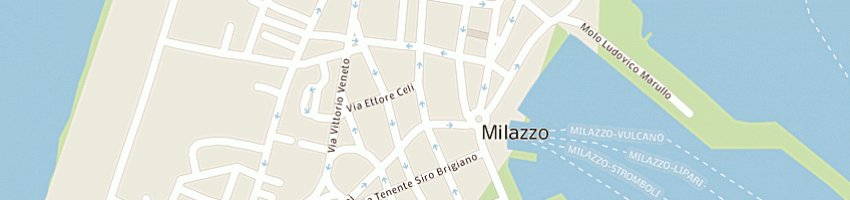 Mappa della impresa la commerciale srl a MILAZZO