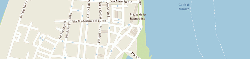 Mappa della impresa alioto francesco a MILAZZO
