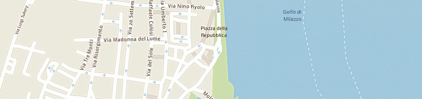 Mappa della impresa municipio a MESSINA