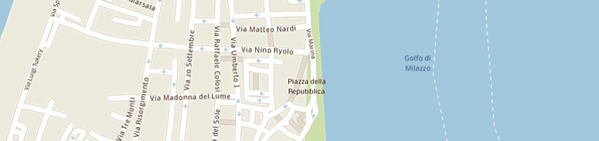 Mappa della impresa nania srl a MILAZZO