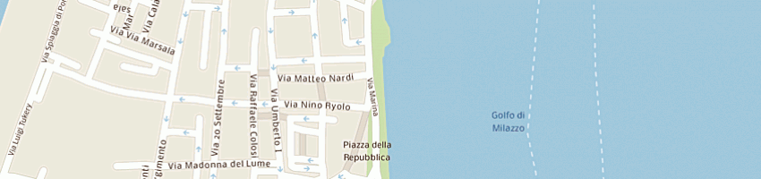 Mappa della impresa italiano pietro a MILAZZO