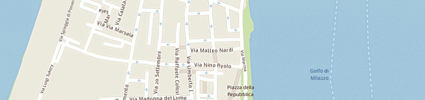 Mappa della impresa betongreen srl a MILAZZO