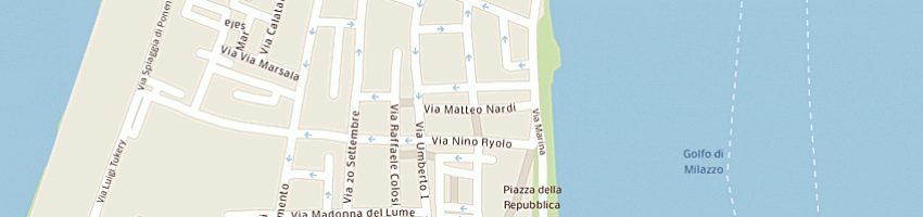 Mappa della impresa maio gianfranco a MILAZZO