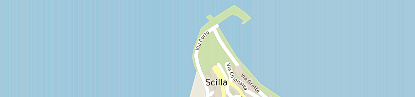 Mappa della impresa marina militare  a SCILLA