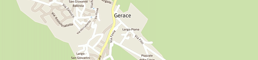 Mappa della impresa poste italiane  a GERACE