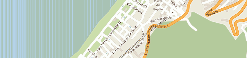 Mappa della impresa gambadoro fulvio  a BAGNARA CALABRA