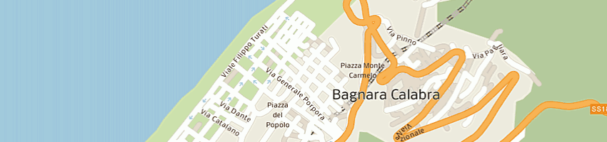 Mappa della impresa frosina domenica a BAGNARA CALABRA