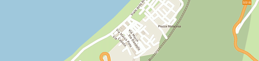 Mappa della impresa bagnato giuseppe a BAGNARA CALABRA