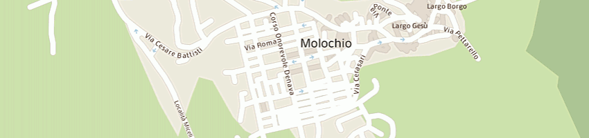Mappa della impresa croce azzurra molochiese a MOLOCHIO