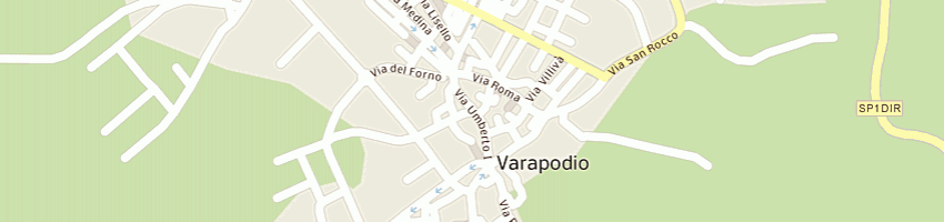 Mappa della impresa studio commerciale di natale rocco  a VARAPODIO