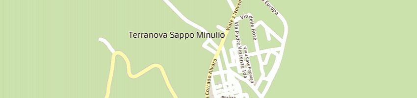 Mappa della impresa ufficio pt terranova sappo minulio  a TERRANOVA SAPPO MINULIO