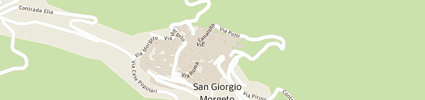 Mappa della impresa municipio  a SAN GIORGIO MORGETO