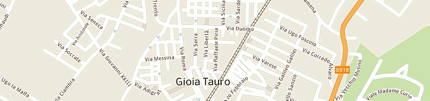 Mappa della impresa auriol  di corigliano caterina a GIOIA TAURO