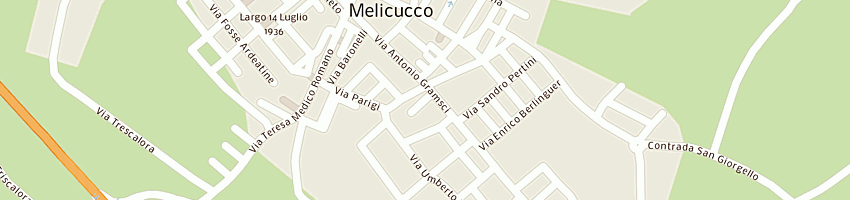 Mappa della impresa salvatore michelangelo a MELICUCCO