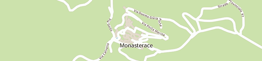 Mappa della impresa ricambi auto moto cicli flli sinopoli snc  a MONASTERACE