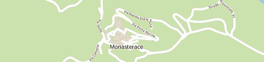 Mappa della impresa associazione italiana della croce rossa a MONASTERACE