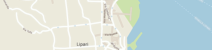 Mappa della impresa safle a LIPARI