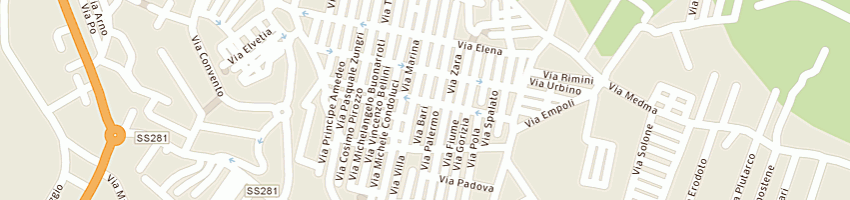 Mappa della impresa carabinieri  a ROSARNO