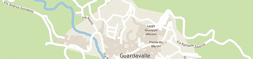 Mappa della impresa pasquino flaminio  a GUARDAVALLE