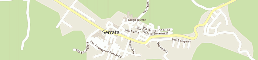 Mappa della impresa spagnolo gregorio a SERRATA