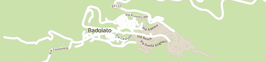 Mappa della impresa oleifici leuzzi srl  a BADOLATO