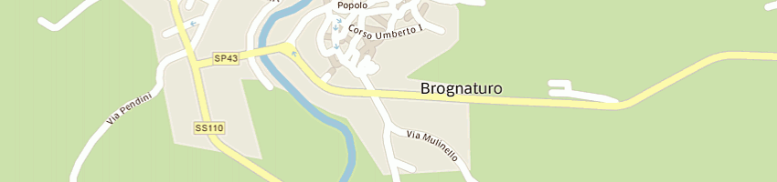 Mappa della impresa bar - pizzeria di iannarella francesco a BROGNATURO