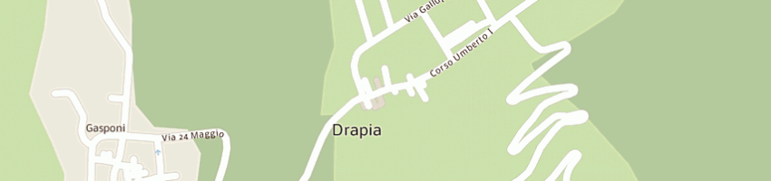 Mappa della impresa municipio a DRAPIA