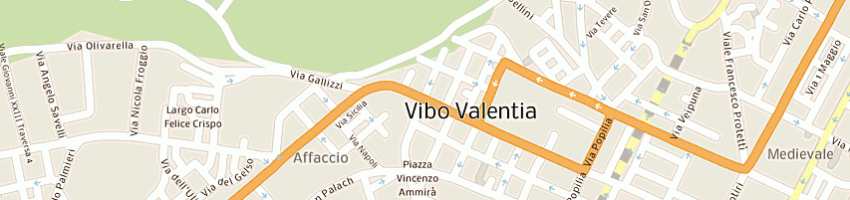 Mappa della impresa crudo antonino  a VIBO VALENTIA