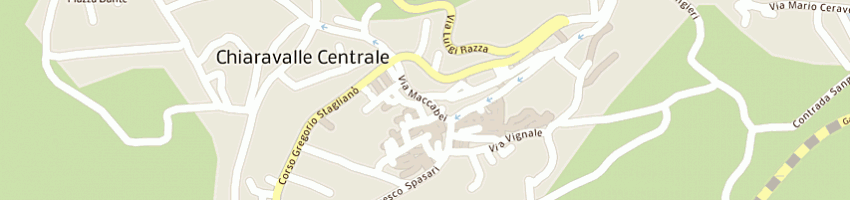 Mappa della impresa centro copie editoria di badolato graziano raffaele  a CHIARAVALLE CENTRALE