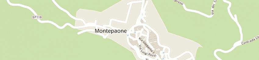 Mappa della impresa farmacia murone maria cristina  a MONTEPAONE