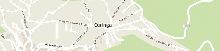 Mappa della impresa de sando nicola a CURINGA