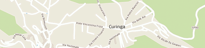 Mappa della impresa trovato ugo  a CURINGA