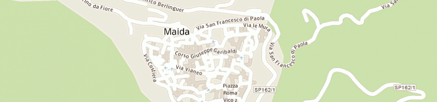 Mappa della impresa erboristeria di conace francesca a MAIDA