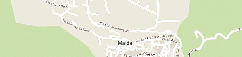 Mappa della impresa anania francesco a MAIDA