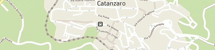 Mappa della impresa poste italiane  a CATANZARO