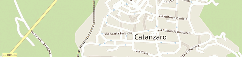 Mappa della impresa pizzeria-ristorante di chirico' francesco a CATANZARO