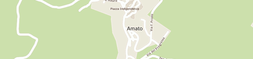 Mappa della impresa municipio  a AMATO