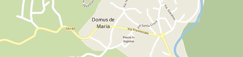 Mappa della impresa poste italiane a DOMUS DE MARIA