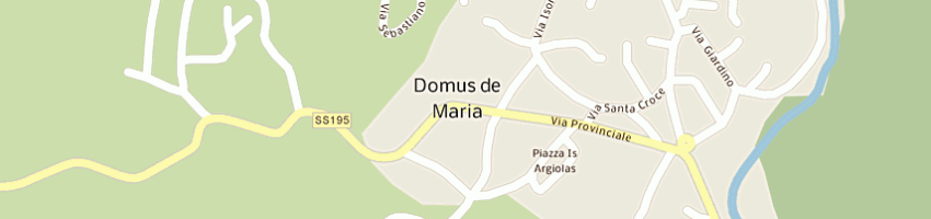 Mappa della impresa serra ignazio a DOMUS DE MARIA