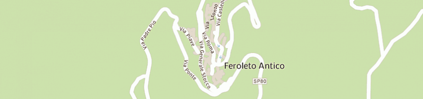 Mappa della impresa farmacia cerchiaro alfonso antongiulio a FEROLETO ANTICO