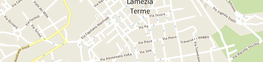 Mappa della impresa centro ufficio snc di pagnotta e torquato  a LAMEZIA TERME