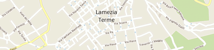 Mappa della impresa adamo santo mario a LAMEZIA TERME