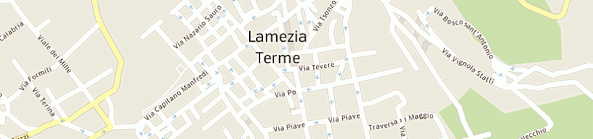 Mappa della impresa moraca pietro  a LAMEZIA TERME